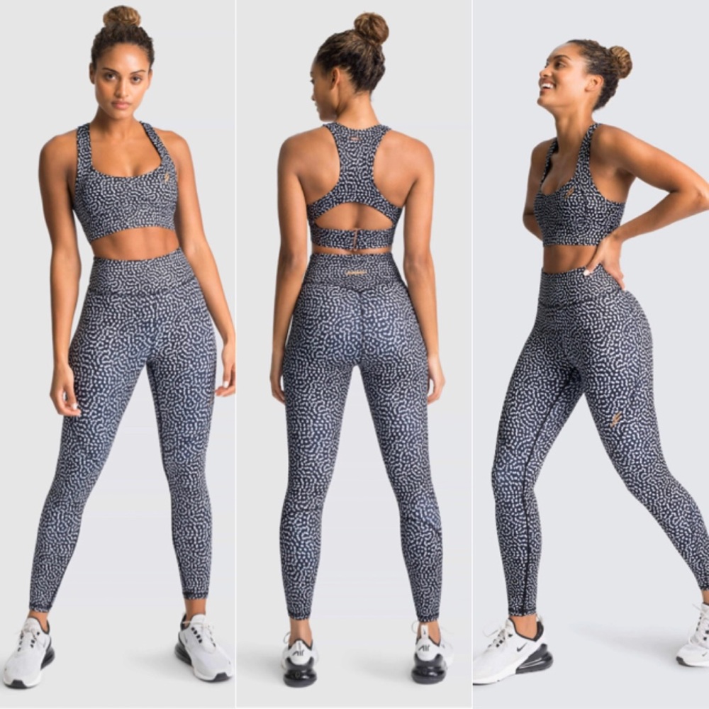 DO YOU EVEN Excel Leggings (black speckle)